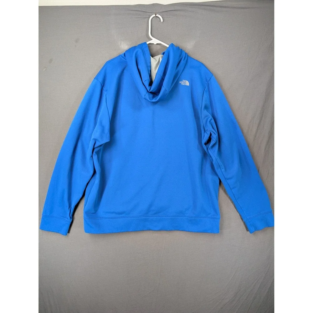 The North Face Mens Blue Logo Pullover Hoodie Sweatshirt XL
